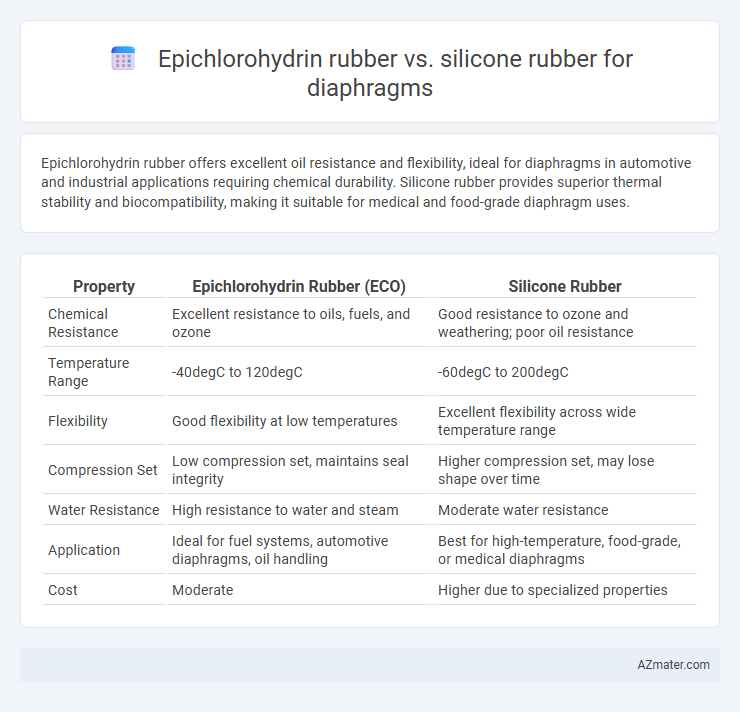 Epichlorohydrin rubber vs. silicone rubber for diaphragms - What is The Difference?