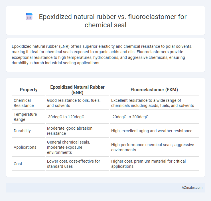 Epoxidized natural rubber vs. fluoroelastomer for chemical seal - What is The Difference?