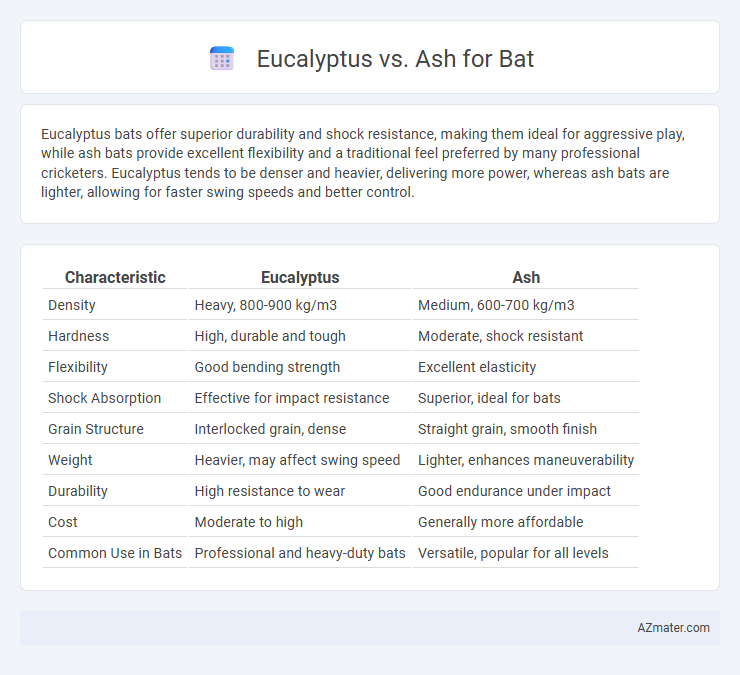 Eucalyptus vs. Ash for Bat - What is The Difference?