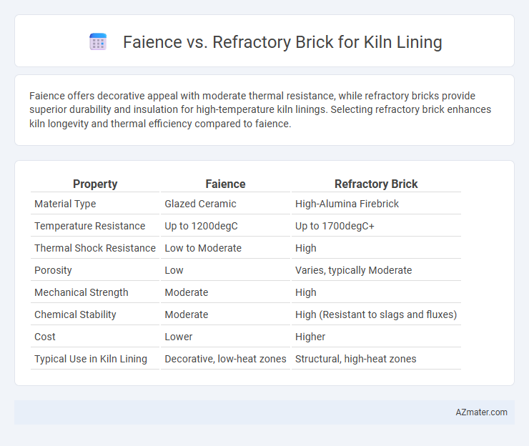 Faience vs. Refractory Brick for Kiln Lining - What is The Difference?