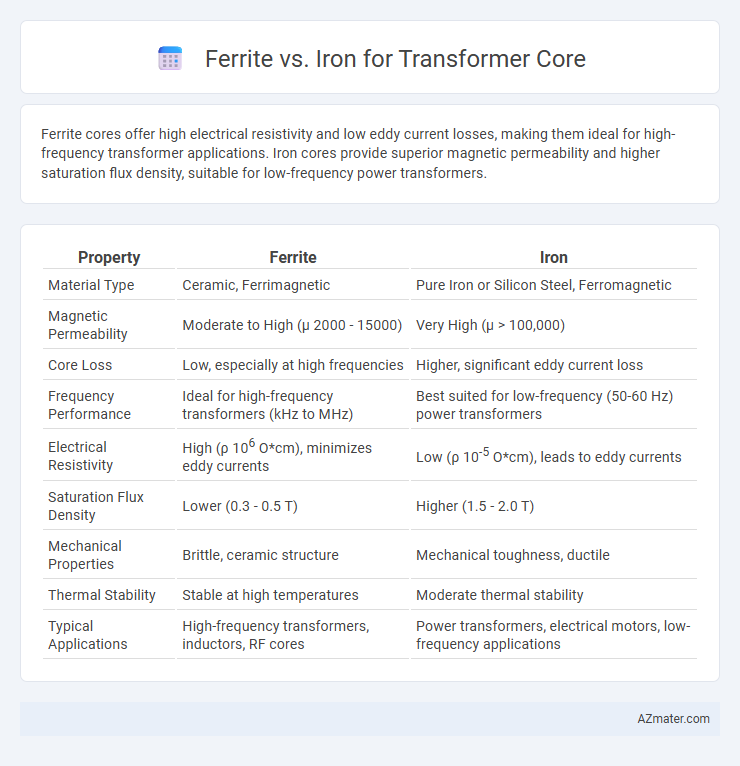 Ferrite vs. Iron for Transformer Core - What is The Difference?