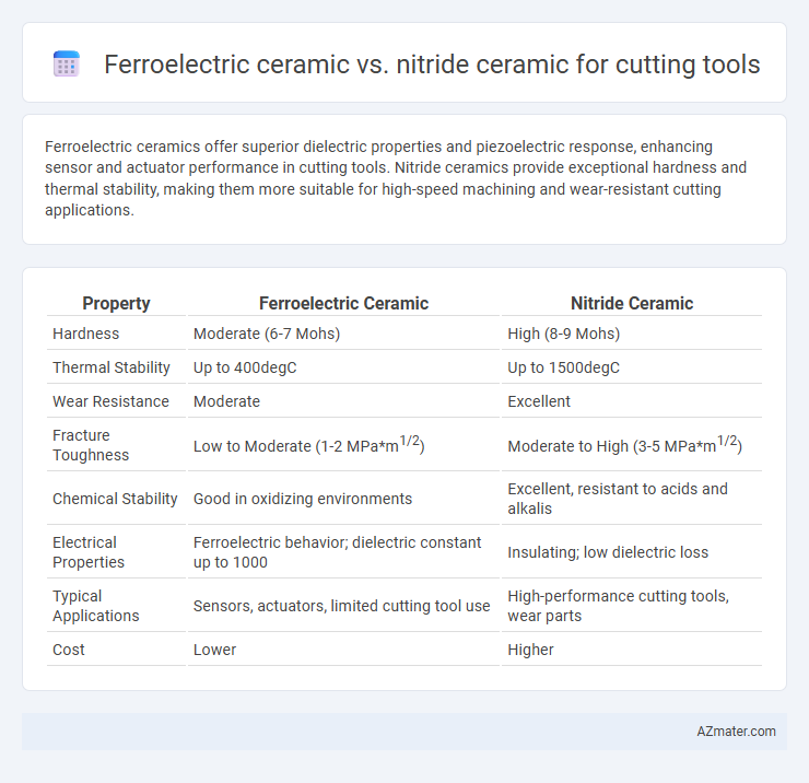 Ferroelectric ceramic vs. nitride ceramic for cutting tools - What is The Difference?