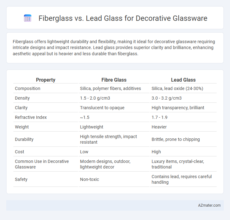 Fiberglass vs. Lead Glass for Decorative Glassware - What is The Difference?