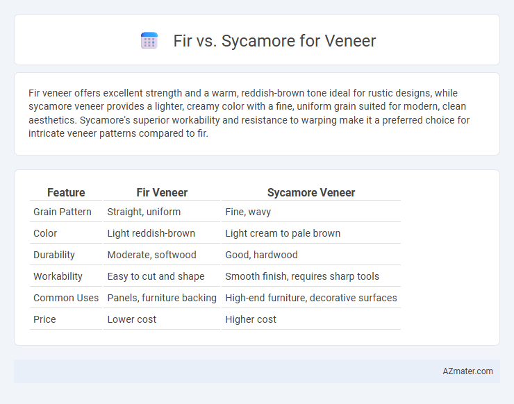 Fir vs. Sycamore for Veneer - What is The Difference?