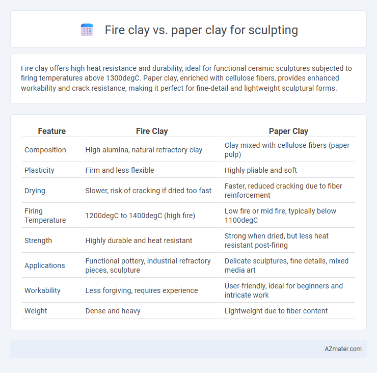 Fire clay vs. paper clay for sculpting - What is The Difference?