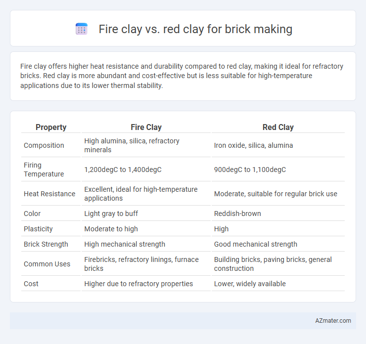 Fire clay vs. red clay for brick making - What is The Difference?