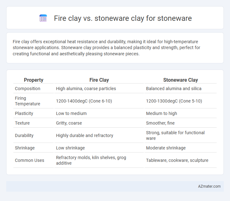 Fire clay vs. stoneware clay for stoneware - What is The Difference?