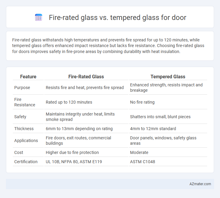 Fire-rated glass vs. tempered glass for door - What is The Difference?