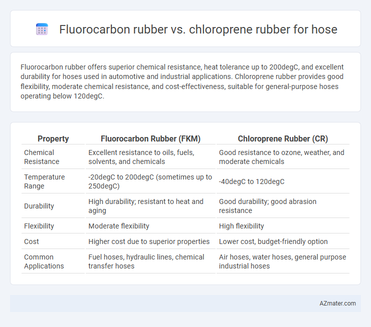 Fluorocarbon rubber vs. chloroprene rubber for hose - What is The Difference?