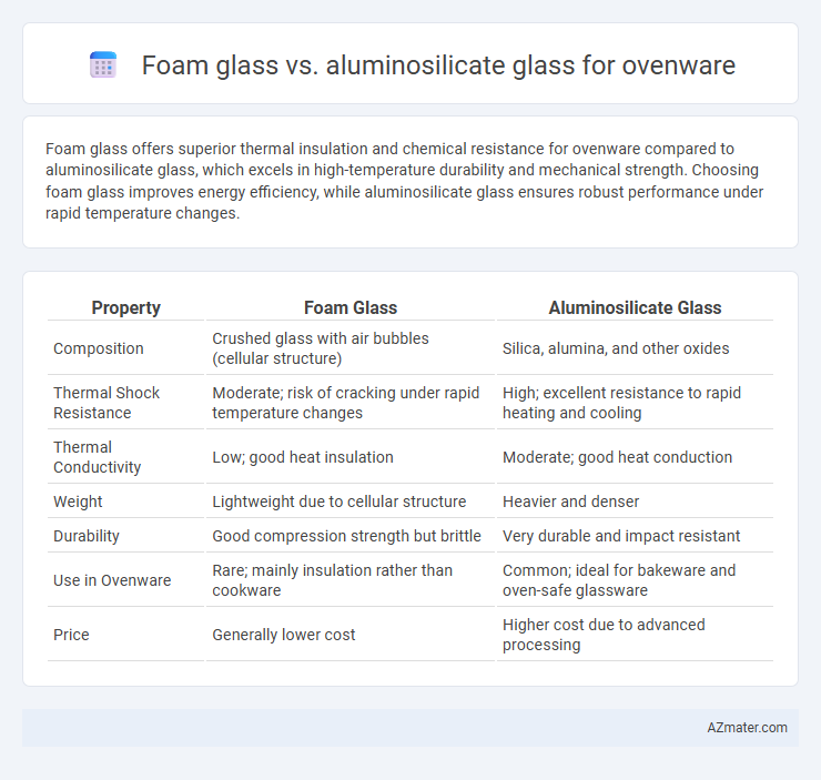Foam glass vs. aluminosilicate glass for ovenware - What is The Difference?