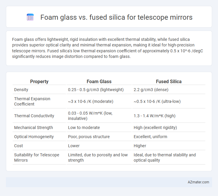Foam glass vs. fused silica for telescope mirrors - What is The Difference?