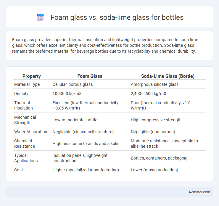 Foam glass vs. soda-lime glass for bottles - What is The Difference?