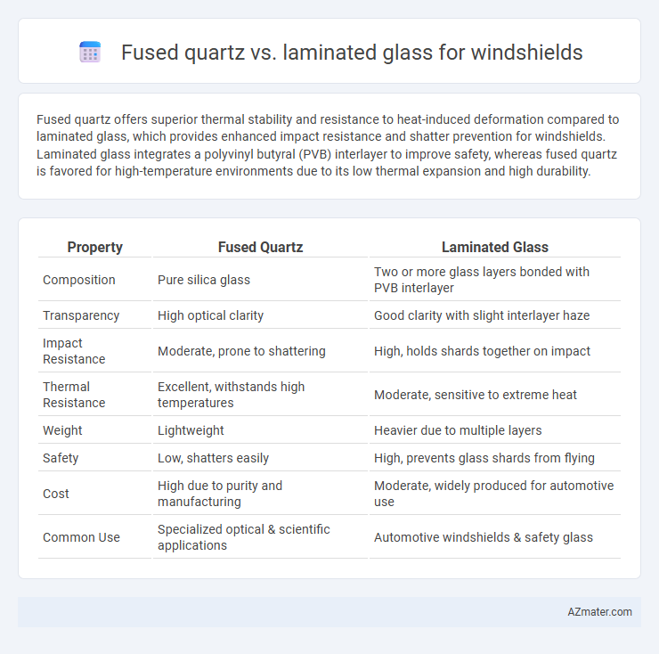 Fused quartz vs. laminated glass for windshields - What is The Difference?