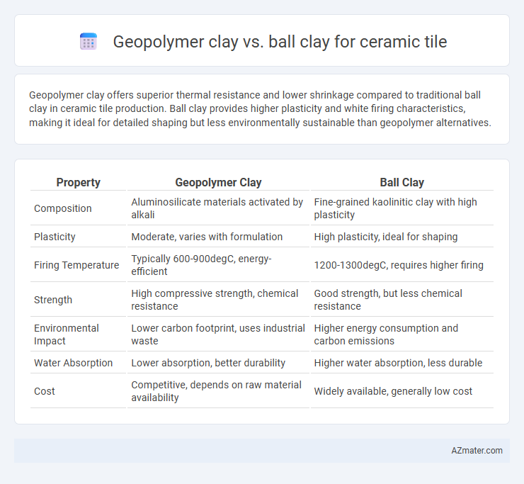 Geopolymer clay vs. ball clay for ceramic tile - What is The Difference?
