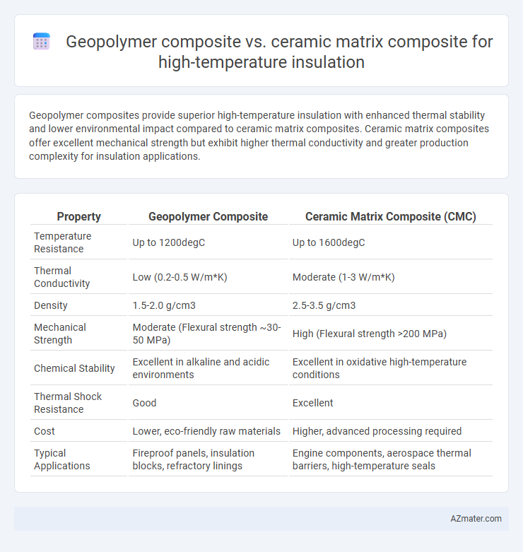 Geopolymer composite vs. ceramic matrix composite for high-temperature insulation - What is The Difference?