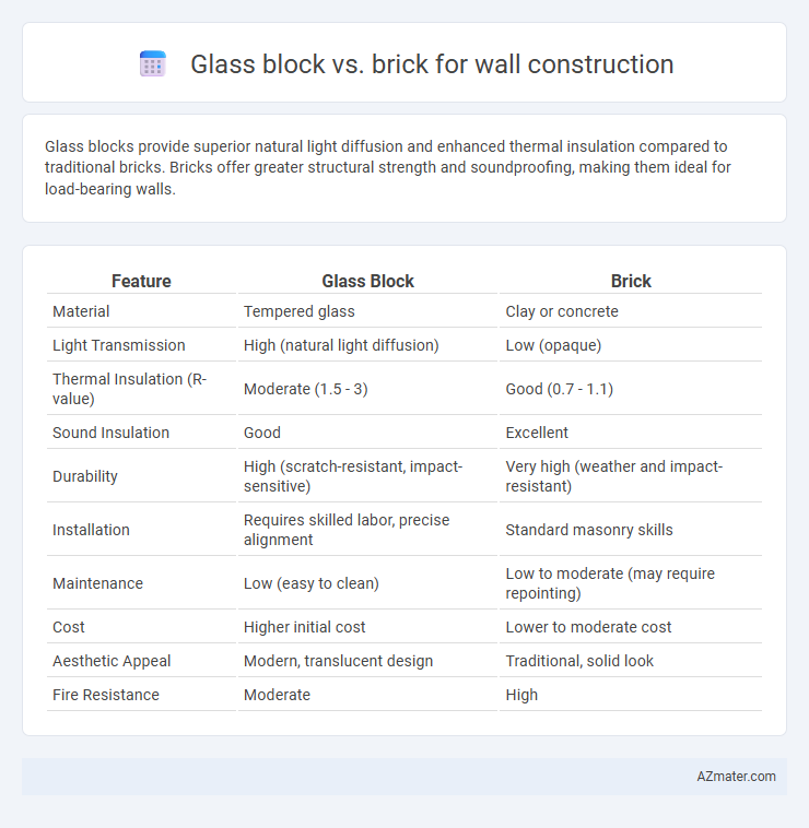 Glass block vs. brick for wall construction - What is The Difference?