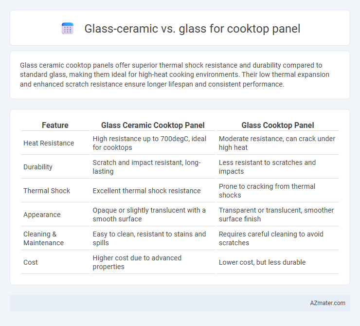 Glass-ceramic vs. glass for cooktop panel - What is The Difference?