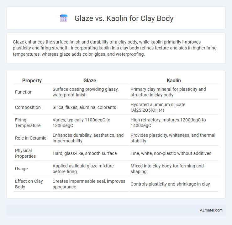 Glaze vs. Kaolin for Clay Body - What is The Difference?