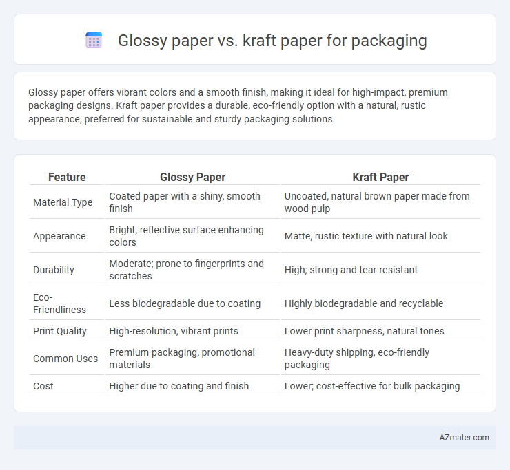 Glossy paper vs. kraft paper for packaging - What is The Difference?