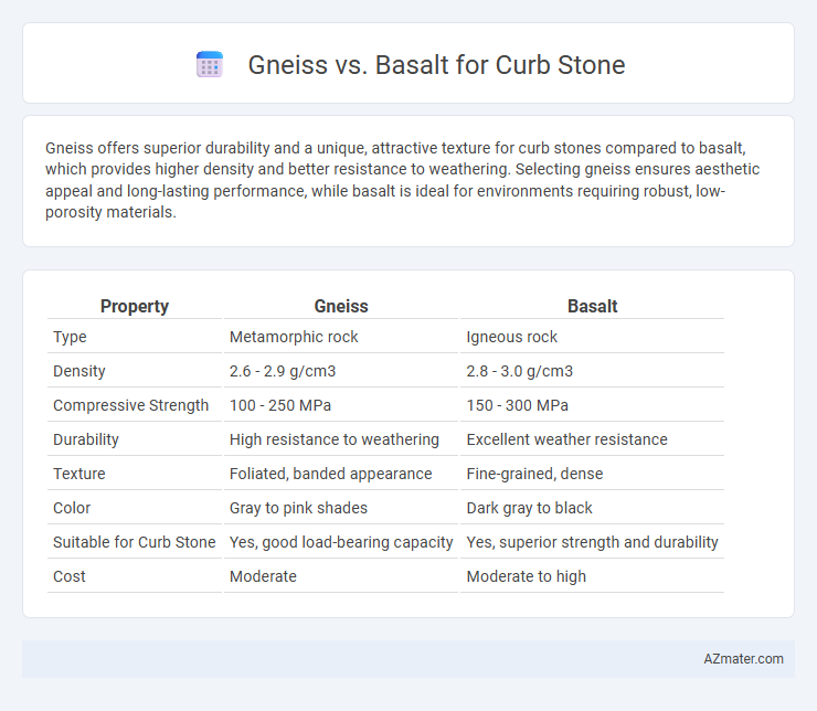 Gneiss vs. Basalt for Curb Stone - What is The Difference?