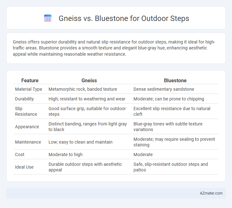 Gneiss vs. Bluestone for Outdoor Steps - What is The Difference?