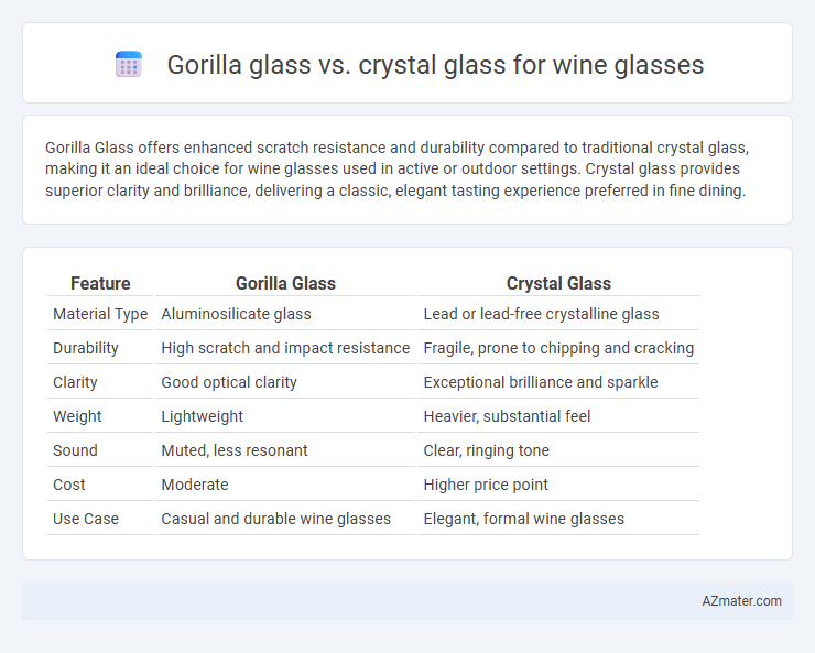 Gorilla glass vs. crystal glass for wine glasses - What is The Difference?