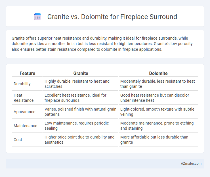 Granite vs. Dolomite for Fireplace Surround - What is The Difference?