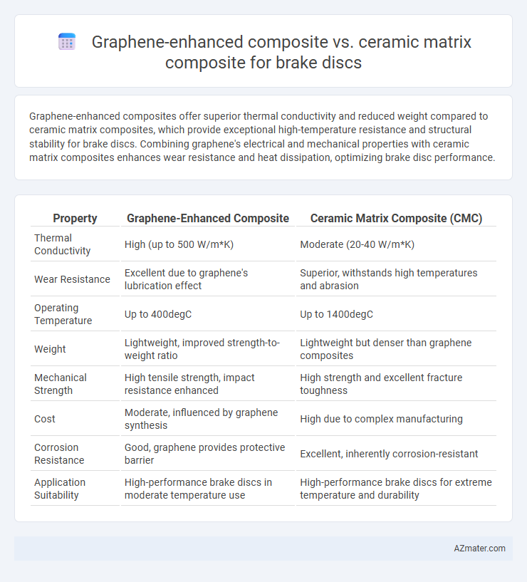 Graphene-enhanced composite vs. ceramic matrix composite for brake discs - What is The Difference?
