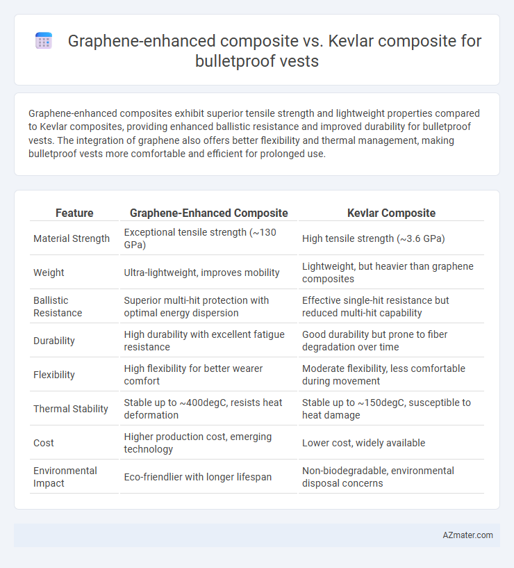 Graphene-enhanced composite vs. Kevlar composite for bulletproof vests - What is The Difference?