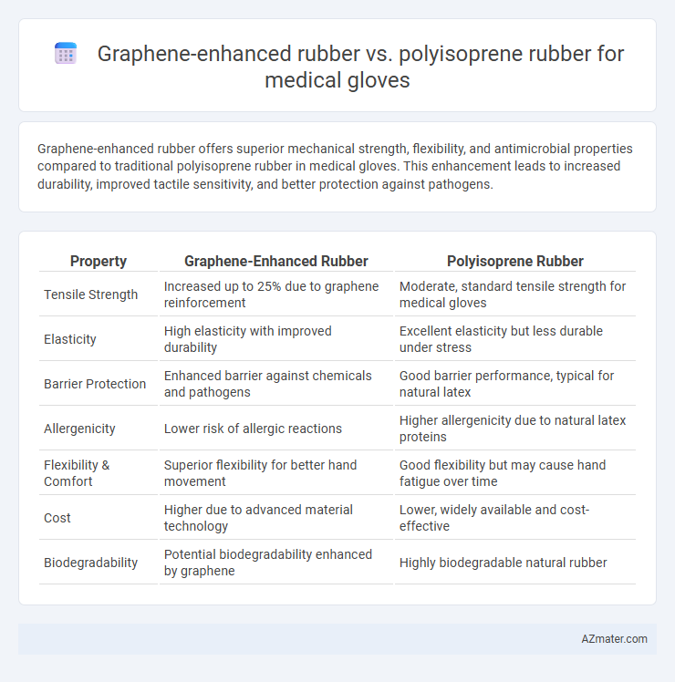 Graphene-enhanced rubber vs. polyisoprene rubber for medical gloves - What is The Difference?