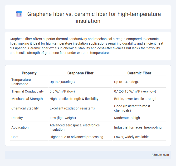 Graphene fiber vs. ceramic fiber for high-temperature insulation - What is The Difference?