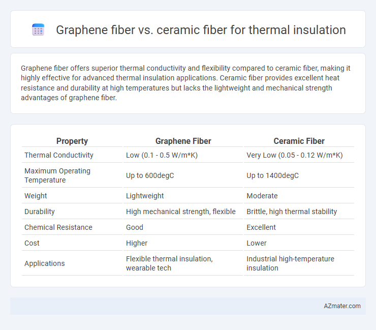 Graphene fiber vs. ceramic fiber for thermal insulation - What is The Difference?