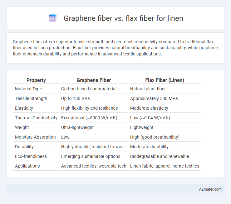 Graphene fiber vs. flax fiber for linen - What is The Difference?