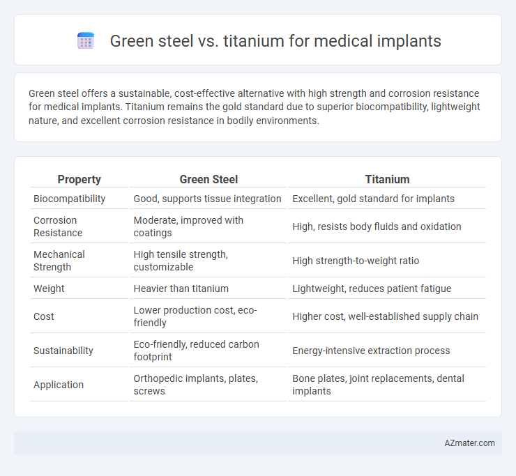 Green steel vs. titanium for medical implants - What is The Difference?
