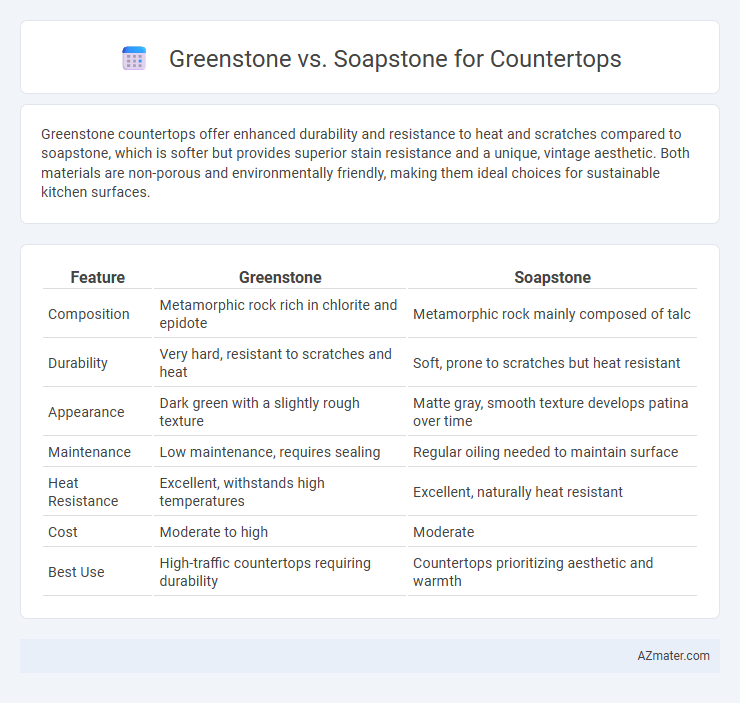 Greenstone vs. Soapstone for Countertops - What is The Difference?