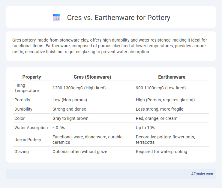 Gres vs. Earthenware for Pottery - What is The Difference?