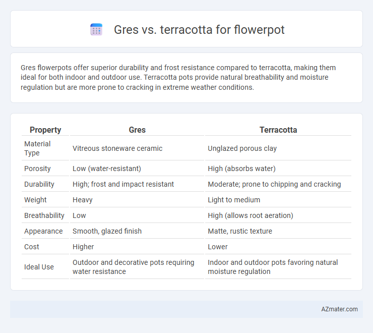 Gres vs. terracotta for flowerpot - What is The Difference?