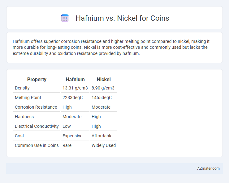 Hafnium vs. Nickel for Coins - What is The Difference?