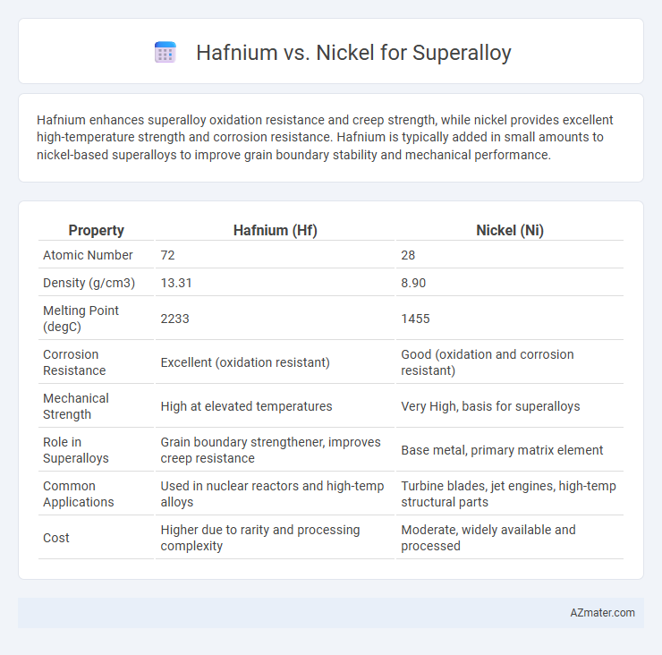 Hafnium vs. Nickel for Superalloy - What is The Difference?
