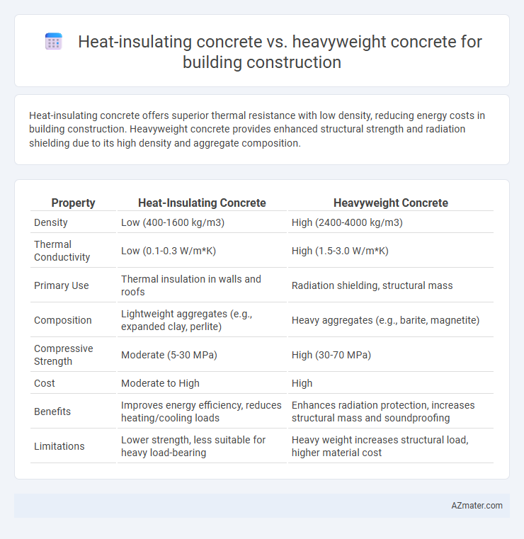 Heat-insulating concrete vs. heavyweight concrete for building construction - What is The Difference?