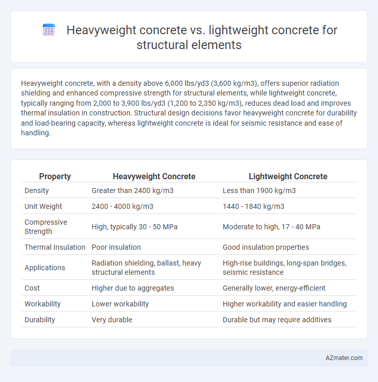 Heavyweight concrete vs. lightweight concrete for structural elements - What is The Difference?