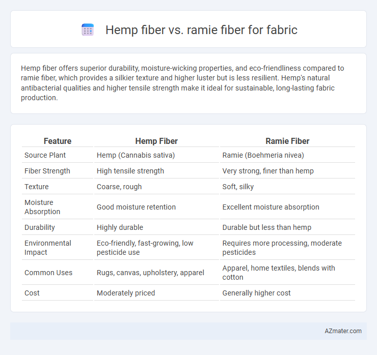 Hemp fiber vs. ramie fiber for fabric - What is The Difference?