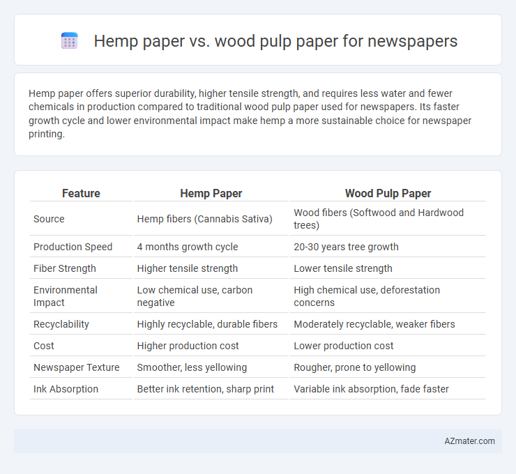 Hemp paper vs. wood pulp paper for newspapers - What is The Difference?