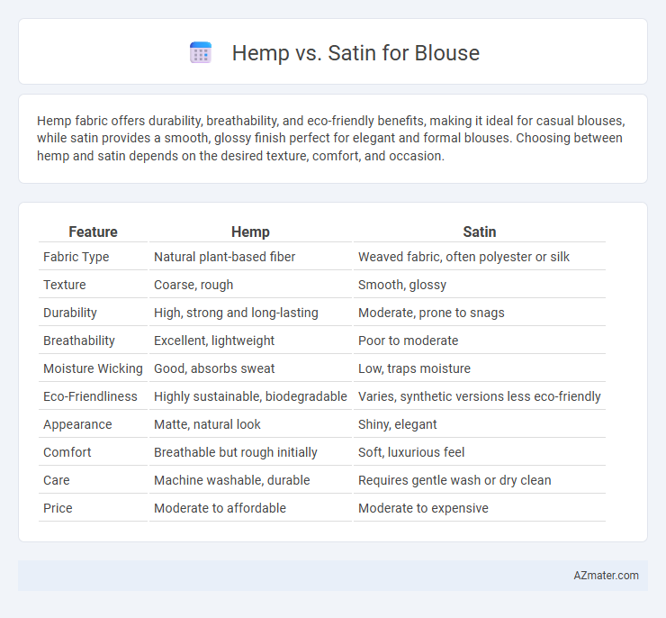 Hemp vs. Satin for Blouse - What is The Difference?