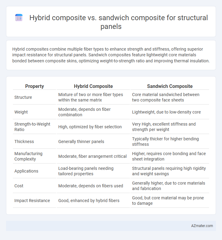 Hybrid composite vs. sandwich composite for structural panels - What is The Difference?