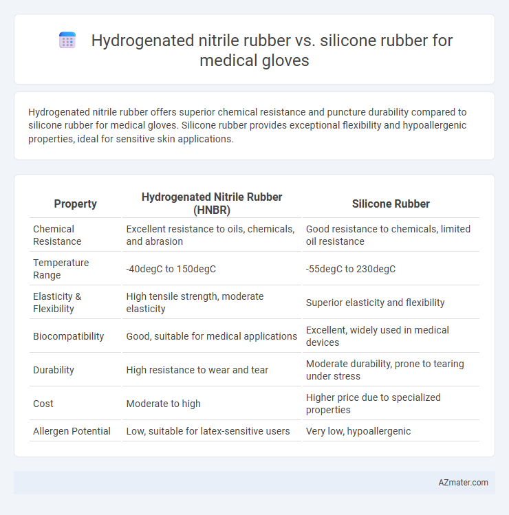 Hydrogenated nitrile rubber vs. silicone rubber for medical gloves - What is The Difference?