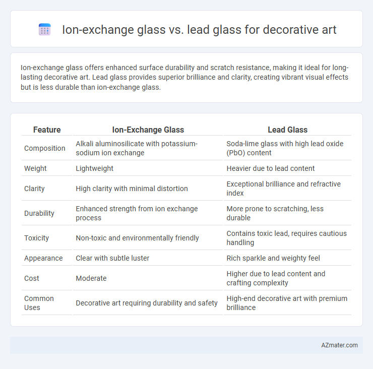Ion-exchange glass vs. lead glass for decorative art - What is The Difference?