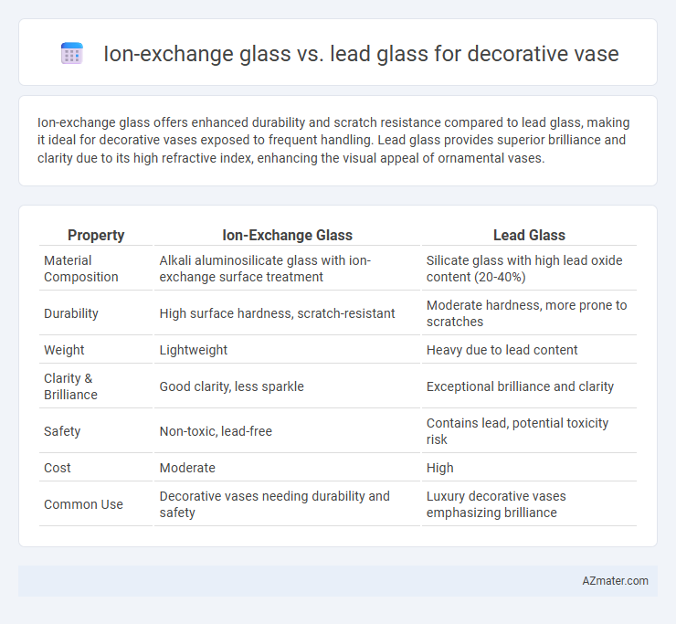 Ion-exchange glass vs. lead glass for decorative vase - What is The Difference?