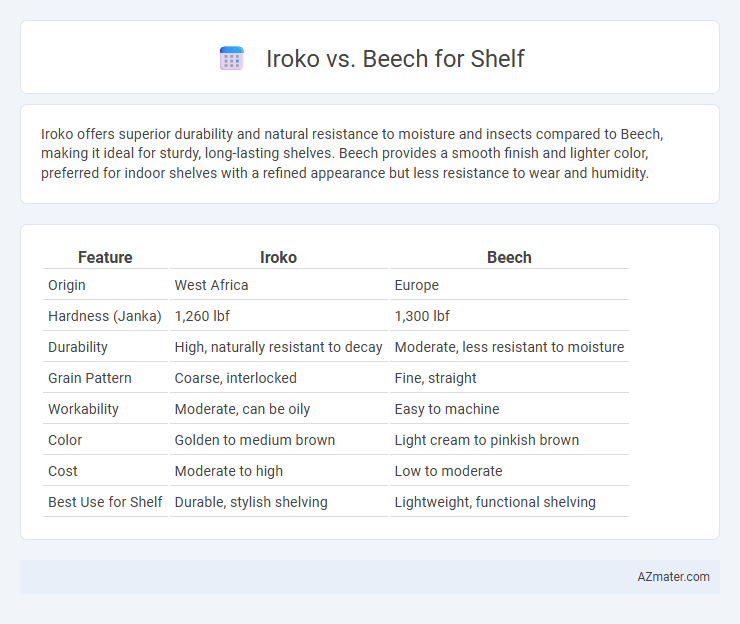 Iroko vs. Beech for Shelf - What is The Difference?