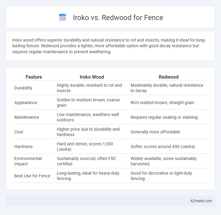 Iroko vs. Redwood for Fence - What is The Difference?